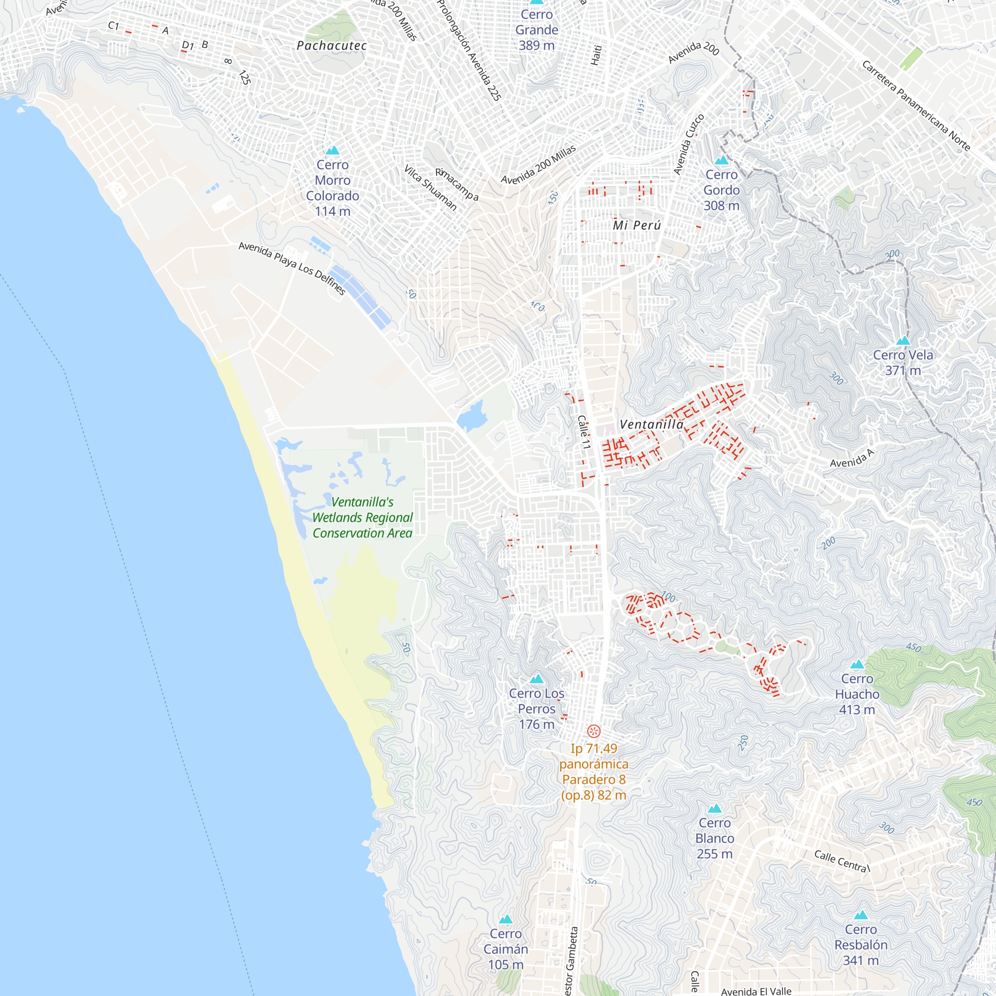 Puesto de Auxilio al Transeunte map