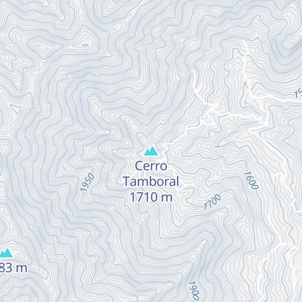 Map of Cerro Tamboral