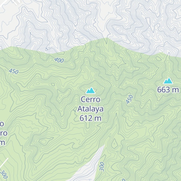 Map of Cerro Atalaya