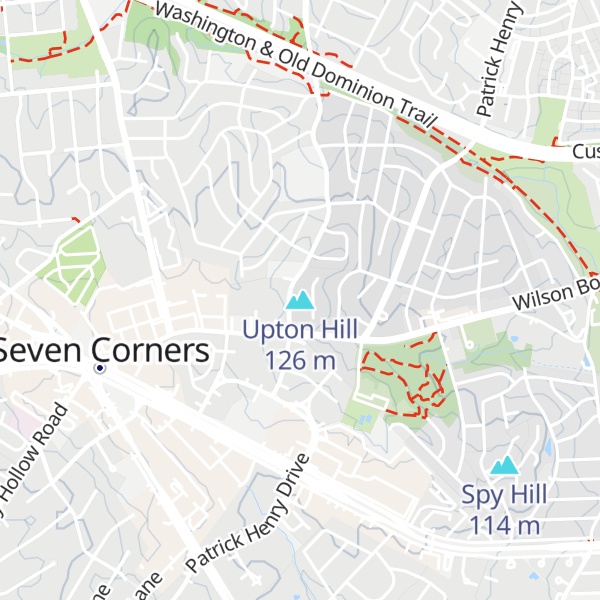 Map of Upton Hill