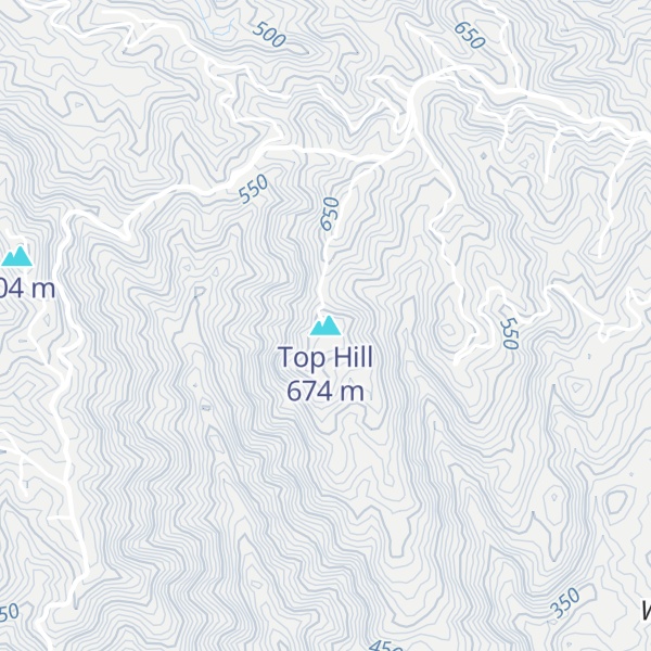 Map of Top Hill