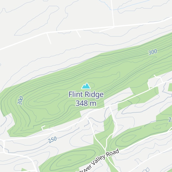 Map of Flint Ridge