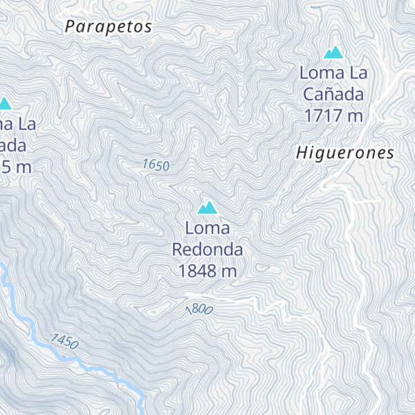 Map of Loma Redonda
