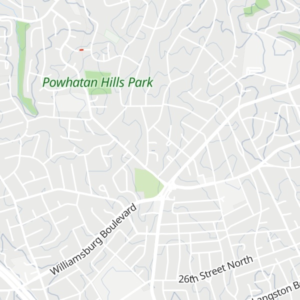 Map of Minor's Hill