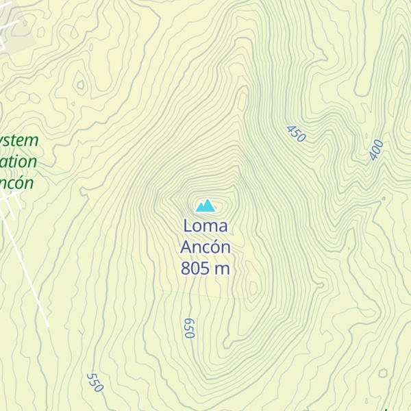 Map of Loma Ancón