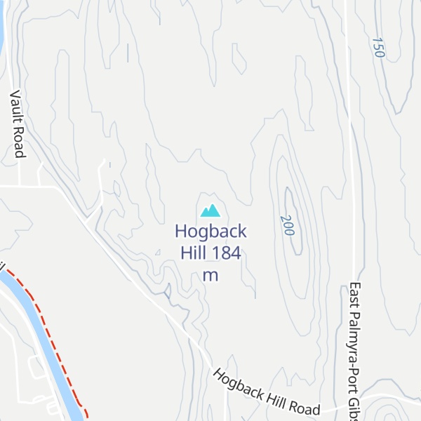 Map of Hogback Hill