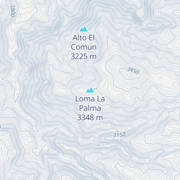 Map of Loma La Palma