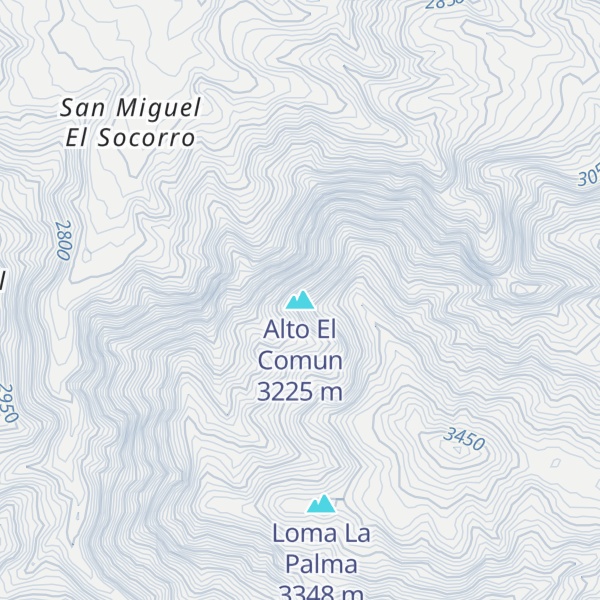 Map of Alto El Comun