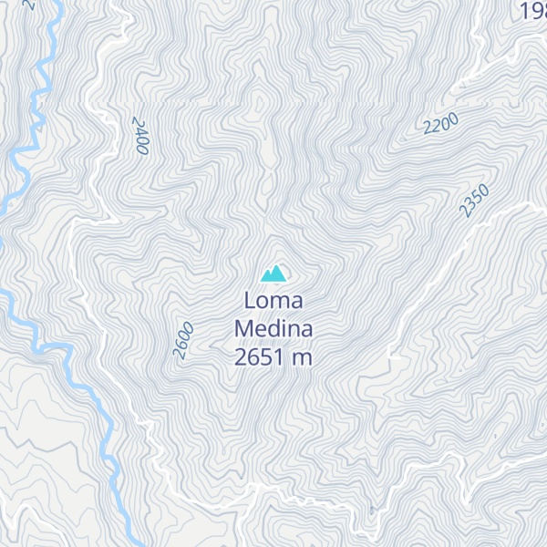 Map of Loma Medina