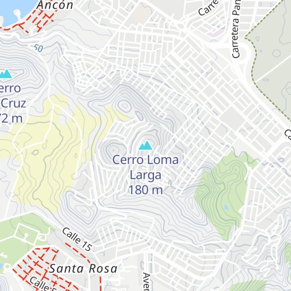 Map of Cerro Loma Larga
