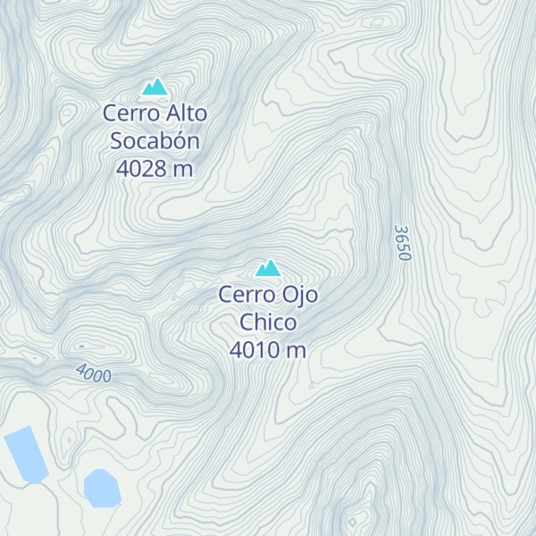 Map of Cerro Ojo Chico