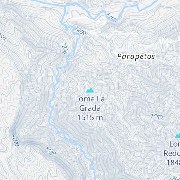 Map of Loma La Grada