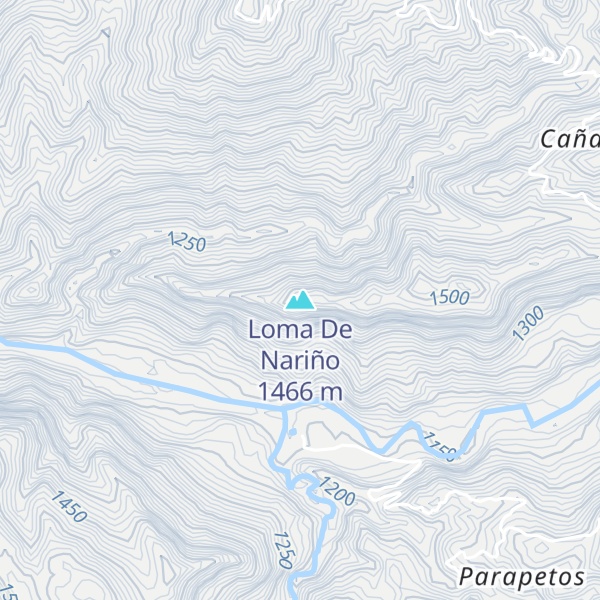 Map of Loma De Nariño