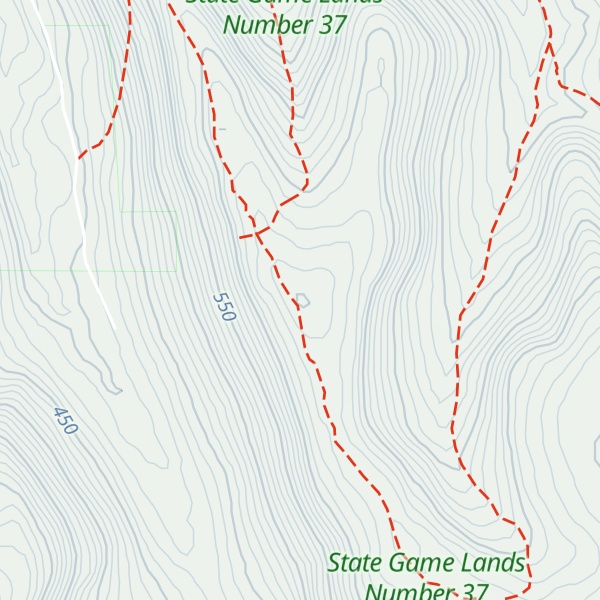 Map of Bald Hill