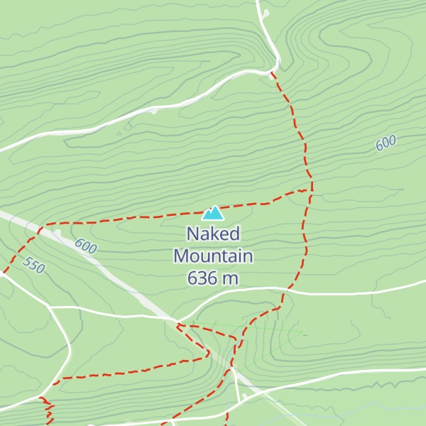 Map of Naked Mountain