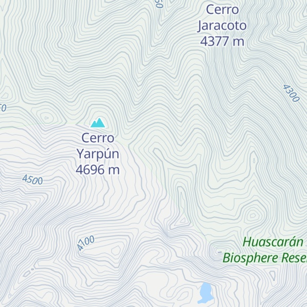 Map of Cerro Huichuapunta