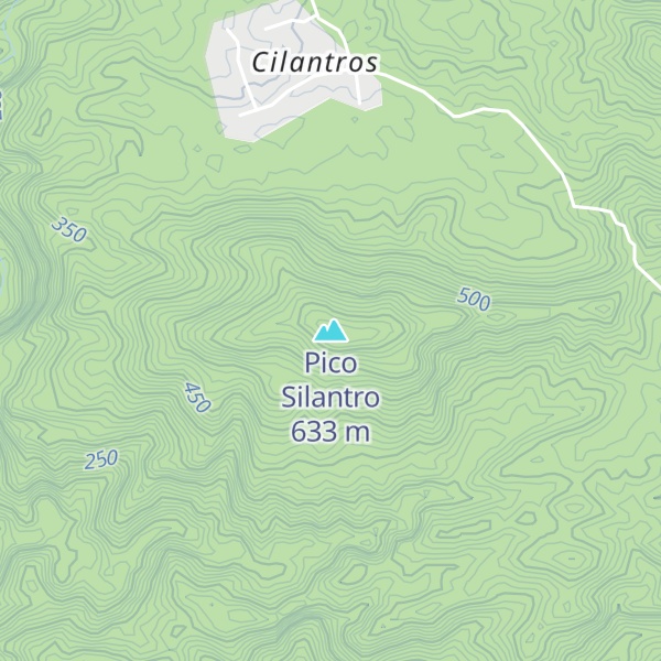 Map of Pico Silantro