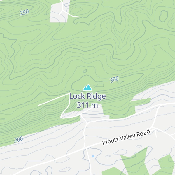 Map of Lock Ridge