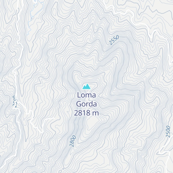 Map of Loma Gorda