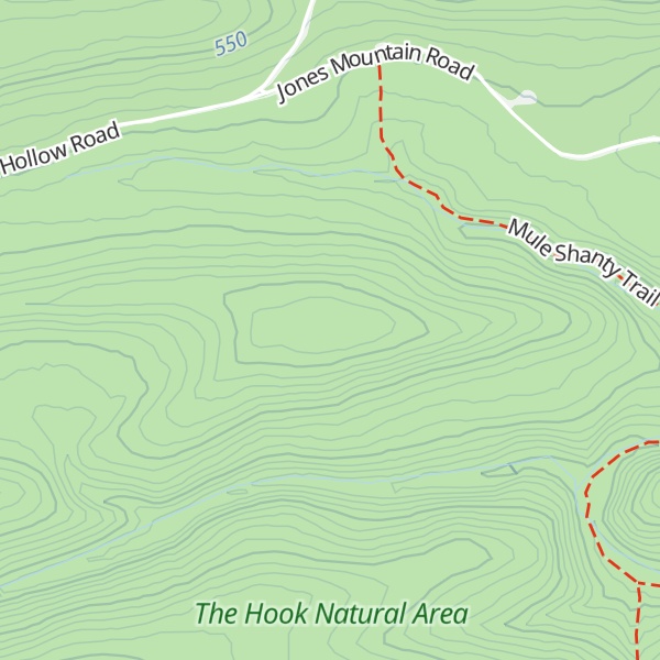 Map of Buck Ridge