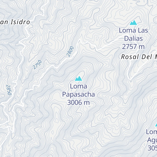 Map of Loma Papasacha