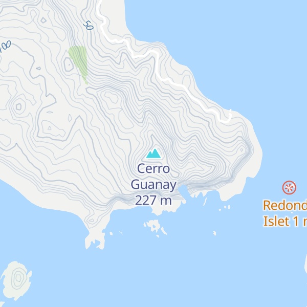 Map of Cerro Guanay