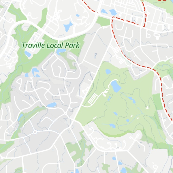 Map of Hunting Hill