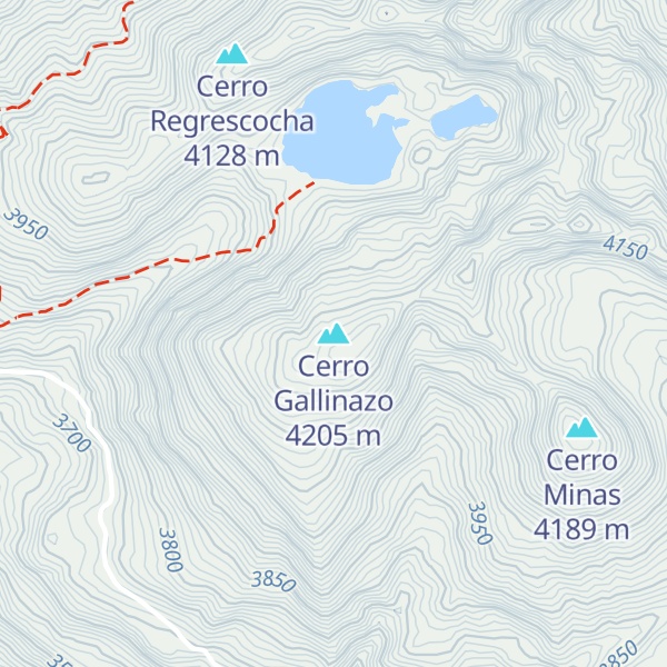 Map of Cerro Gallinazo