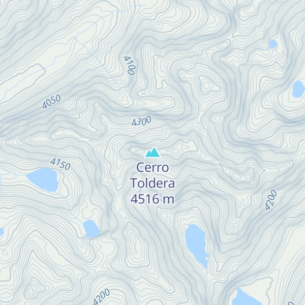 Map of Cerro Toldera