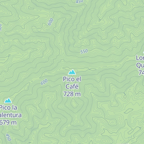 Map of Pico el Café