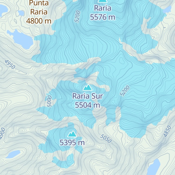 Map of Raria Sur