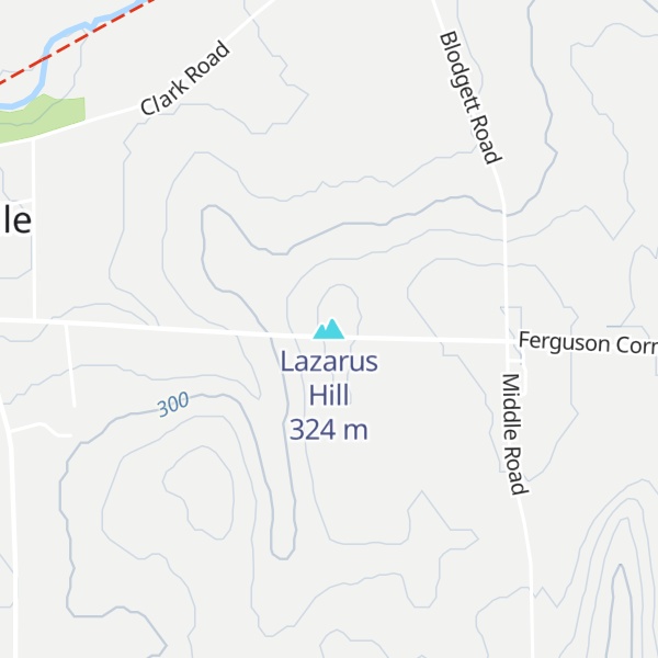 Map of Lazarus Hill