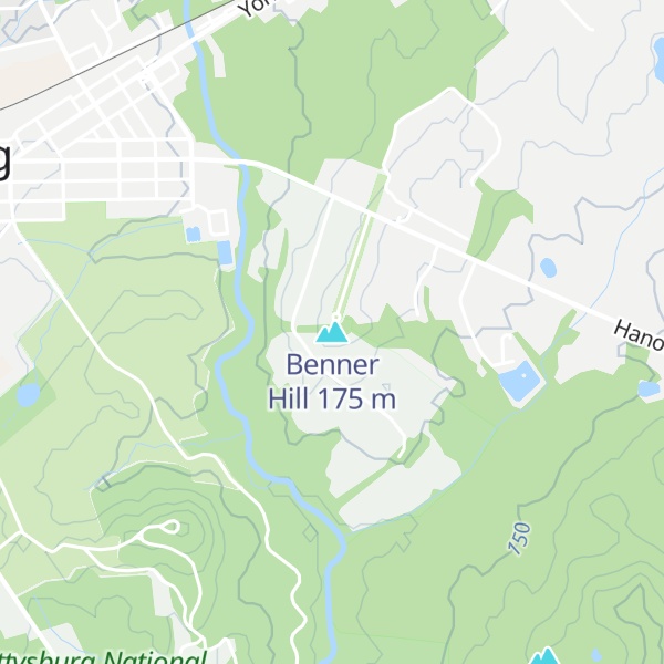 Map of Benner Hill