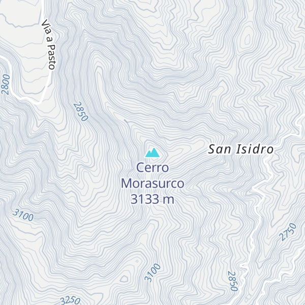 Map of Cerro Morasurco
