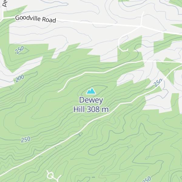 Map of Dewey Hill