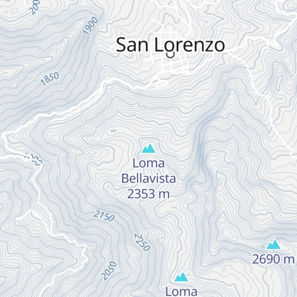 Map of Loma Bellavista