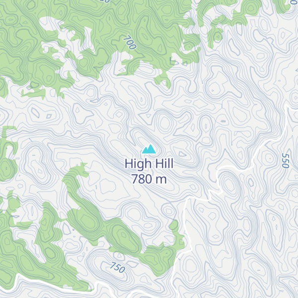 Map of High Hill