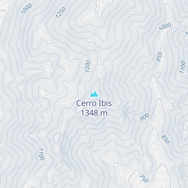 Map of Cerro Ibis