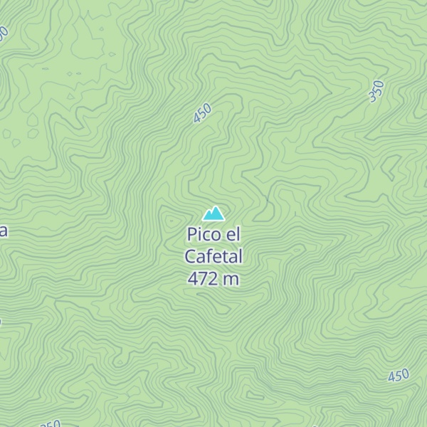 Map of Pico el Cafetal