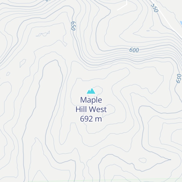 Map of Maple Hill West