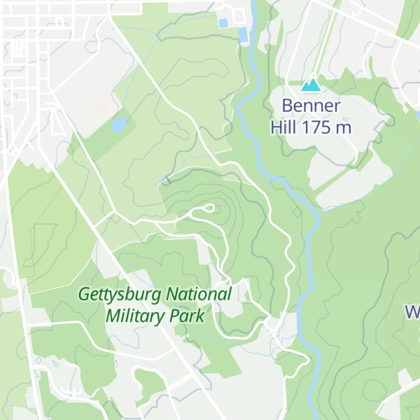 Map of Culps Hill