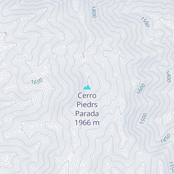 Map of Cerro Piedrs Parada