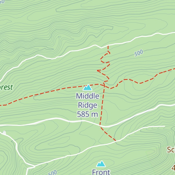 Map of Middle Ridge