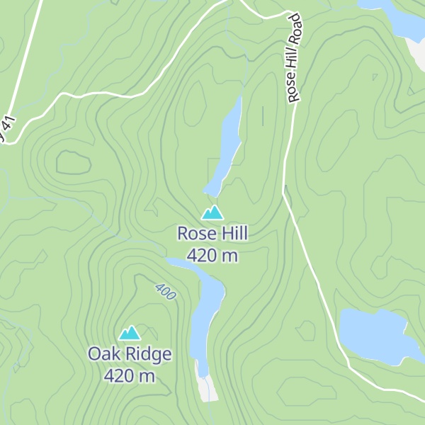 Map of Rose Hill
