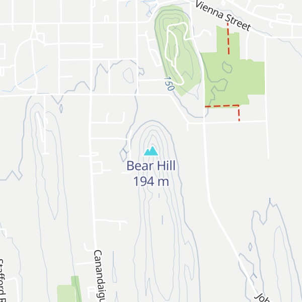 Map of Bear Hill