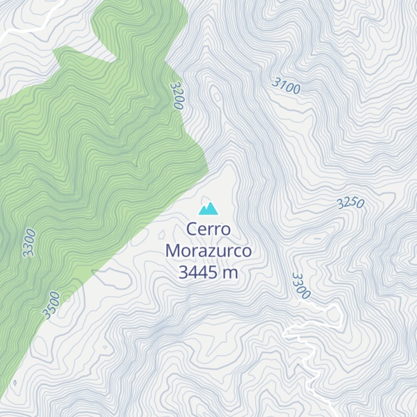 Map of Cerro Morazurco