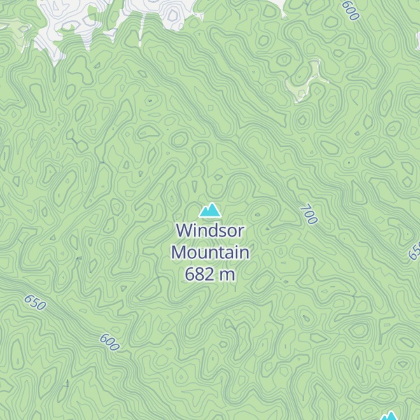 Map of Windsor Mountain