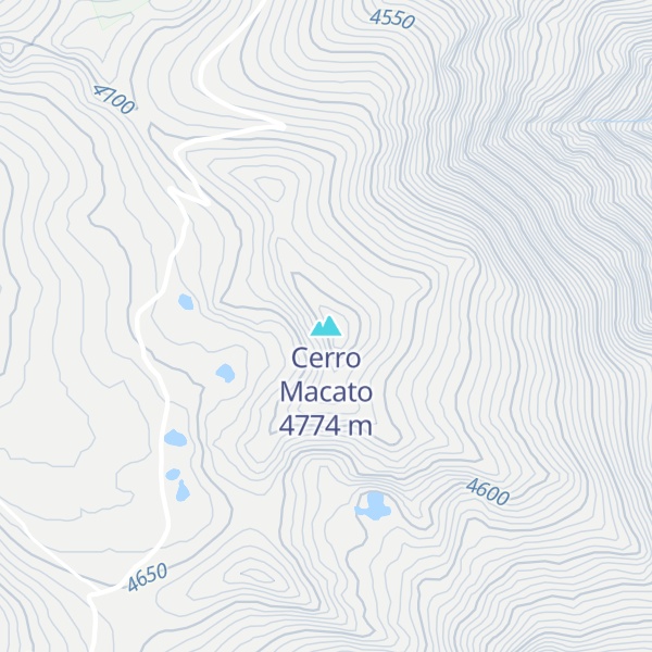 Map of Cerro Macato