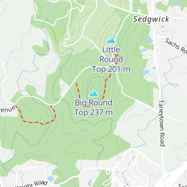 Map of Big Round Top