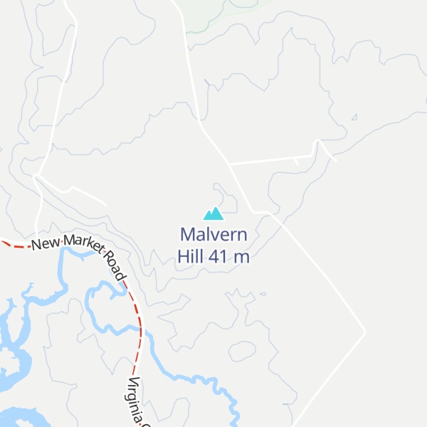 Map of Malvern Hill